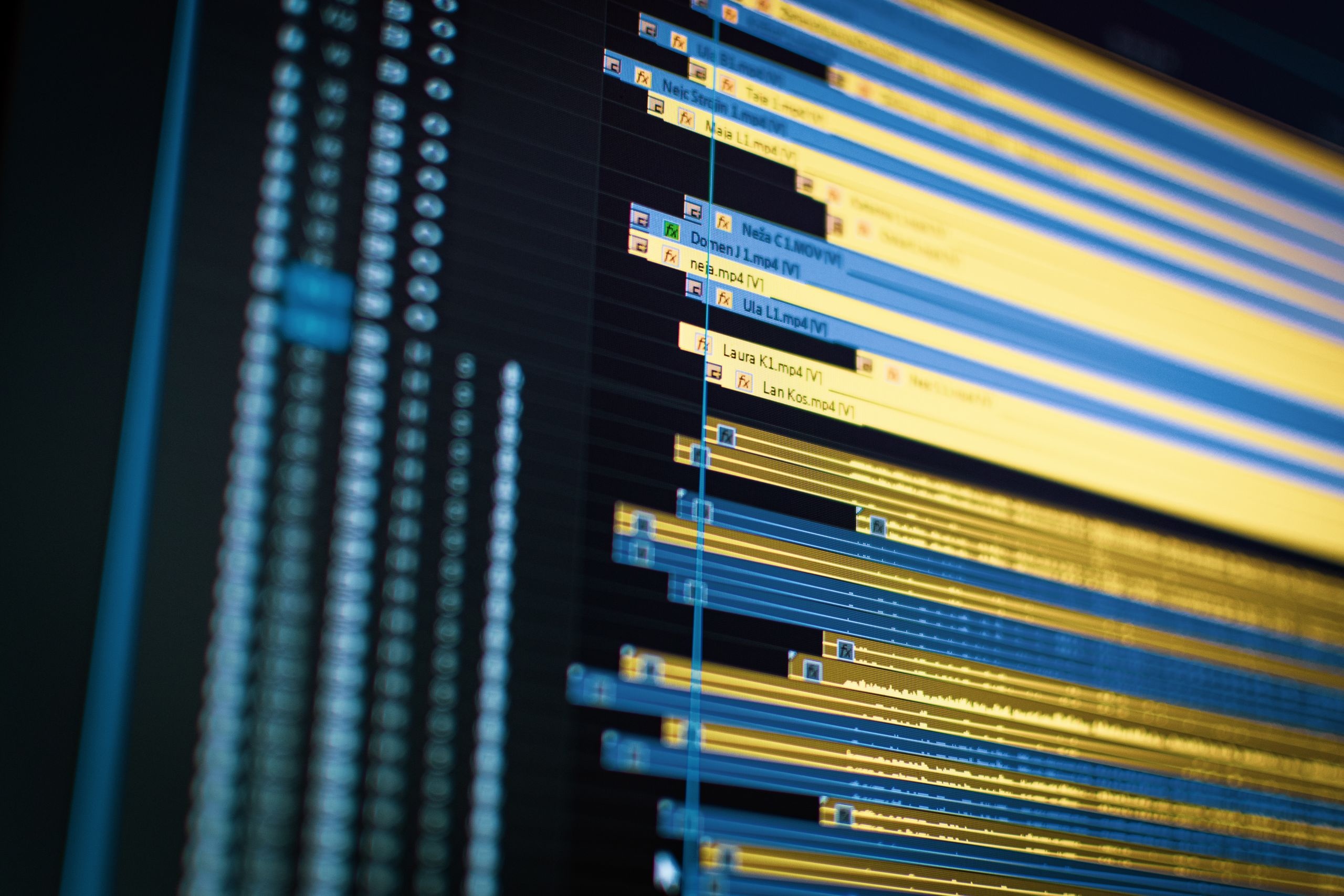 Close-Up Shot of a Computer Screen